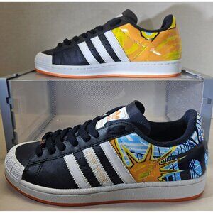 Adidas Men's Navy Blue/White Half Shell Low Cities New York   Sneakers Size 8.5